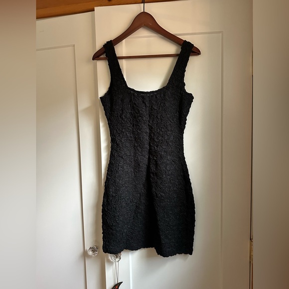 Mara Hoffman Black Popcorn Mini Dress Small - Picture 2 of 3